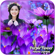 Purple Flower Photo Editor 1.9 Icon