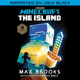 圖示圖片：Minecraft: The Island (Narrated by Jack Black): An Official Minecraft Novel