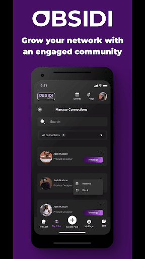 Android application Obsidi screenshort