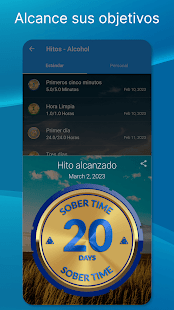 Sober Time: Contador sobriedad Screenshot