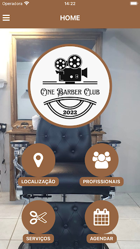 Android application Cine Barber Club screenshort
