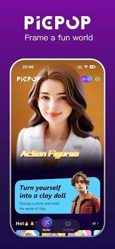 Screenshot of PicPop：Popular AI photo filter