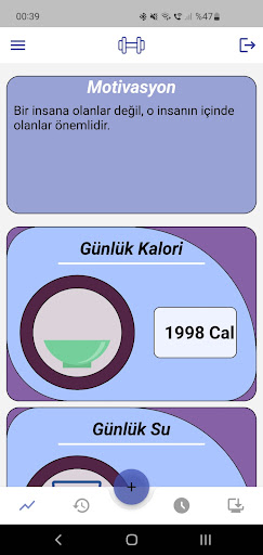 Android application RanFit screenshort