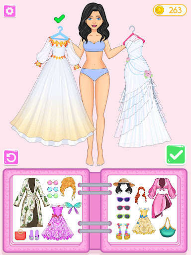 Sticker Doll DIY Dressup Diary Screen 2