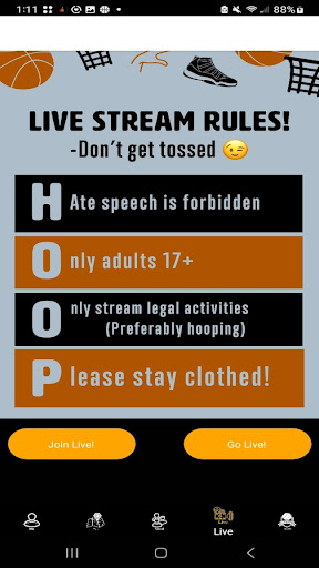 ATH - Pickup Basketball App Screen 2