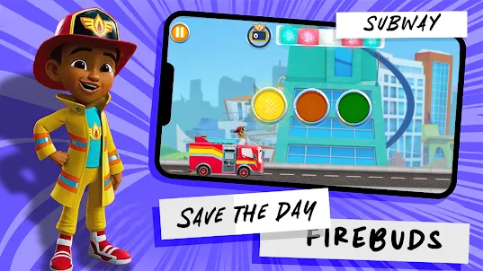 Firebuds Car : Save the Day
