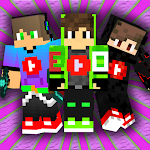 Cover Image of Download Youtuber Skin For MCPE  APK