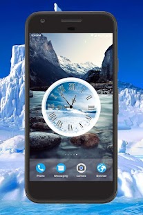 Ice Clock Live Wallpaper Screenshot