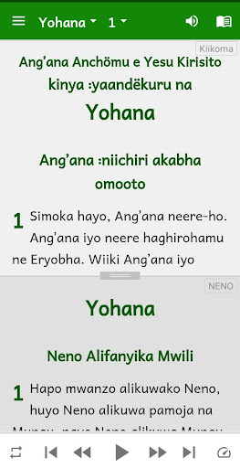 Ikoma Bible with Swahili Screen 3