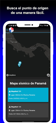 Sismología Panamá Screen 2