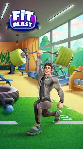 Screenshot of Fit Blast: Toon Cube Puzzle