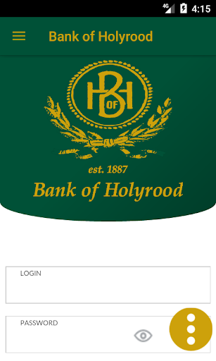 Android application Bank of Holyrood screenshort