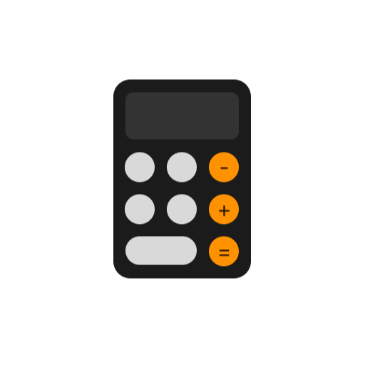 Calculator simple style OS logo