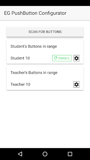 Android application EG PushButton Configurator screenshort