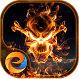 Flame Skull - eTheme Launcher icon