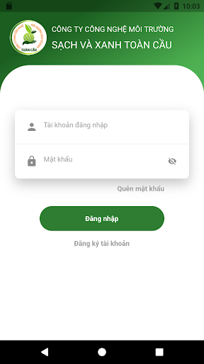 Android application Toàn Cầu screenshort