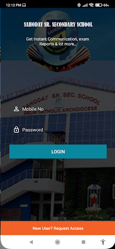 Android application Sahoday Sr Secondary School screenshort