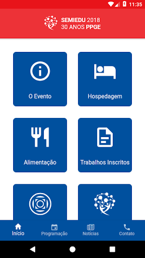 Android application SemiEdu 2018 screenshort