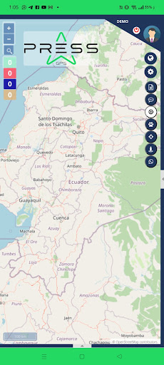 PRESS GPS Screen 3