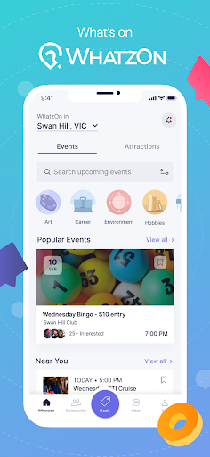 Android application WhatzOn screenshort