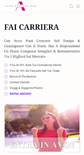 Offerta Lavoro Avon Partner Screen 3
