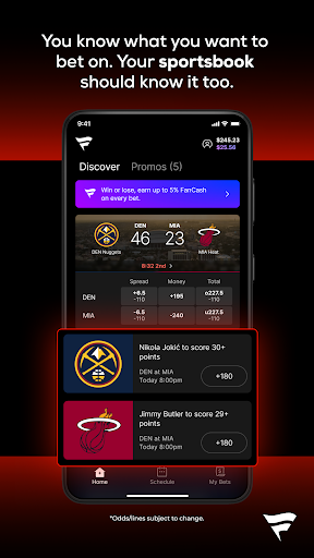Fanatics Sportsbook screenshot