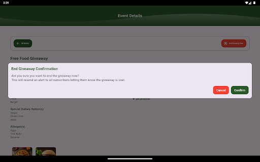 Free Food Alert screenshot 14