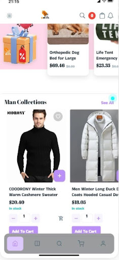 Android application Hyps screenshort