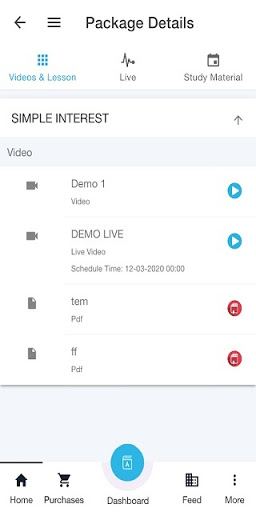 Railway Online Learning App Screen 3