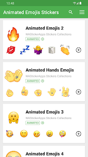 Animated Emojis stickers WAStickerApps