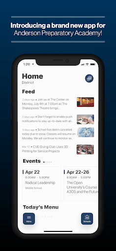 Android application Anderson Preparatory Academy screenshort