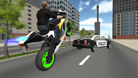 Bike Driving: Police Chase