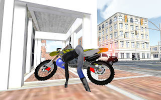 screenshot of Motocross Racing Cop Game