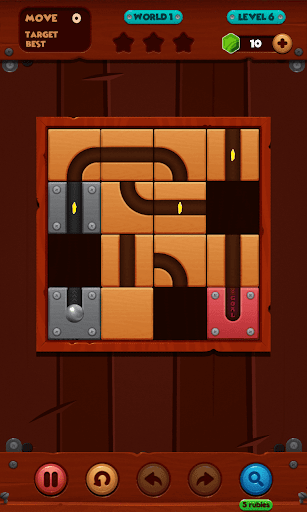 Android application Unroll Ball Game - Unblock screenshort