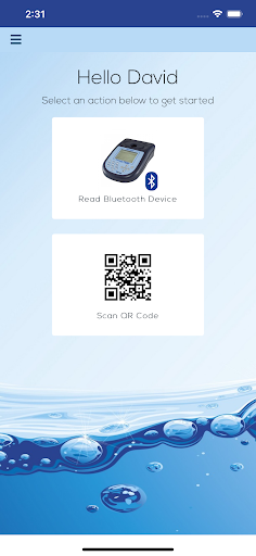 Palintest Connect Screen 2