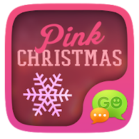 GO SMS PINK CHRISTMAS THEME