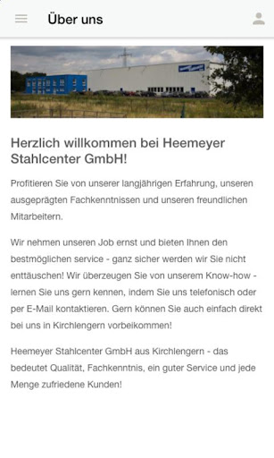 Heemeyer Stahlcenter GmbH Screen 2
