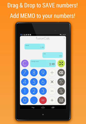 FusionCalc (Memo Calculator) Screen 3