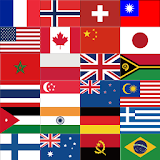 World flag quiz (guess flag) icon