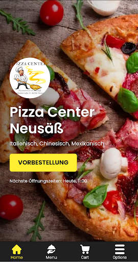Android application Pizza Center Neusäß screenshort
