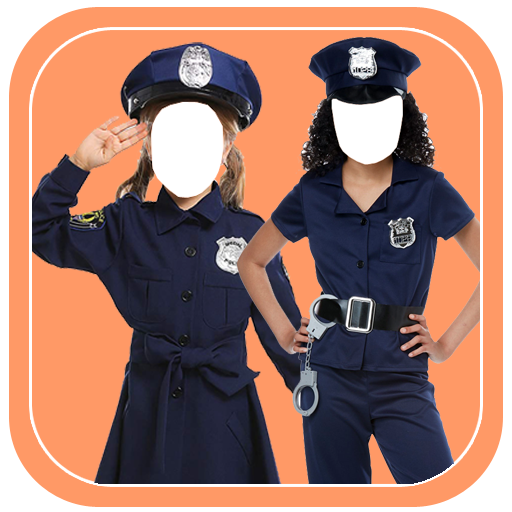 Girls Police Costume DressSuit