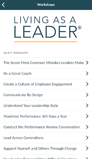 Living As A Leader Screen 3