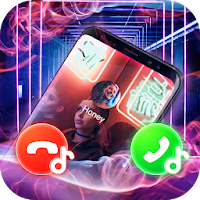 Colorful Theme Call Phone Screen