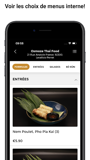 Osmoze Thaï Food Screen 2