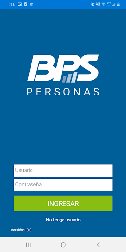 Android application BPS Personas screenshort