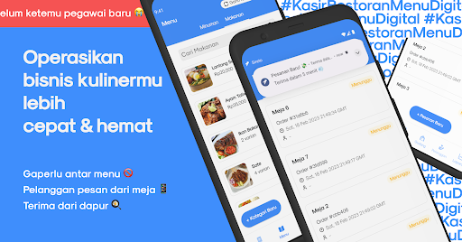 Android application Sireto Kasir dan Menu screenshort