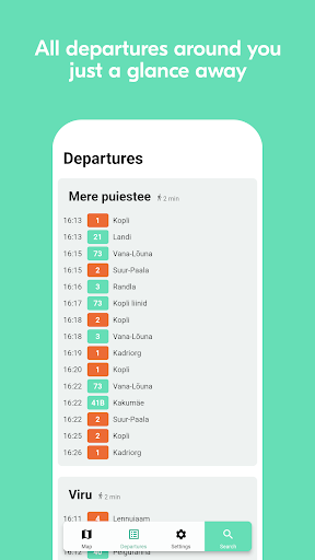 Android application ESTRA (Tallinn and Estonia) screenshort