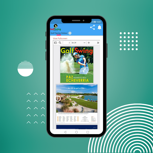 Android application Golf Swing screenshort