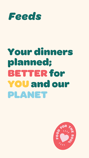 Android application Feeds - Sustainable Meal Plans screenshort