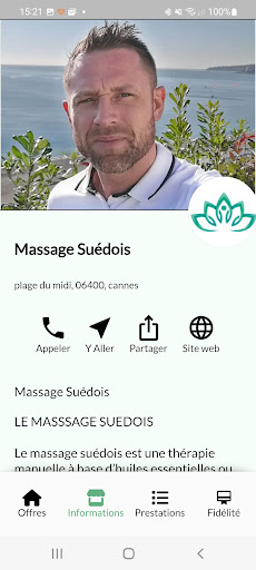 Massage Suédois Screen 2